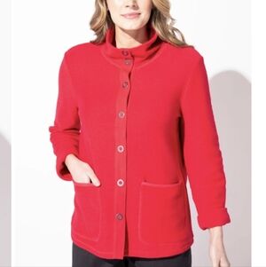 Habitat Escape Snappy Jacket In Cherry Red Sz.S NWT
